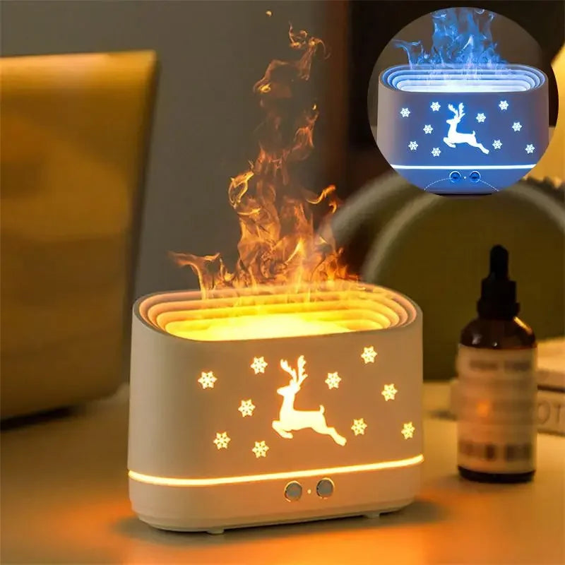 Elk Flame Humidifier Lamp