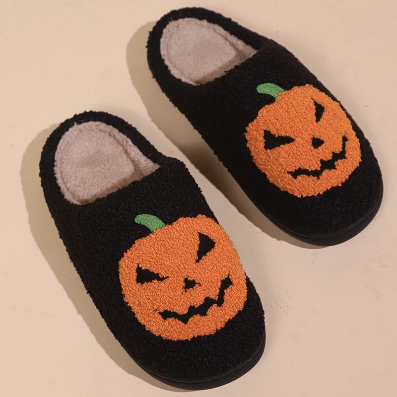 Spooky Pumpkin Slippers